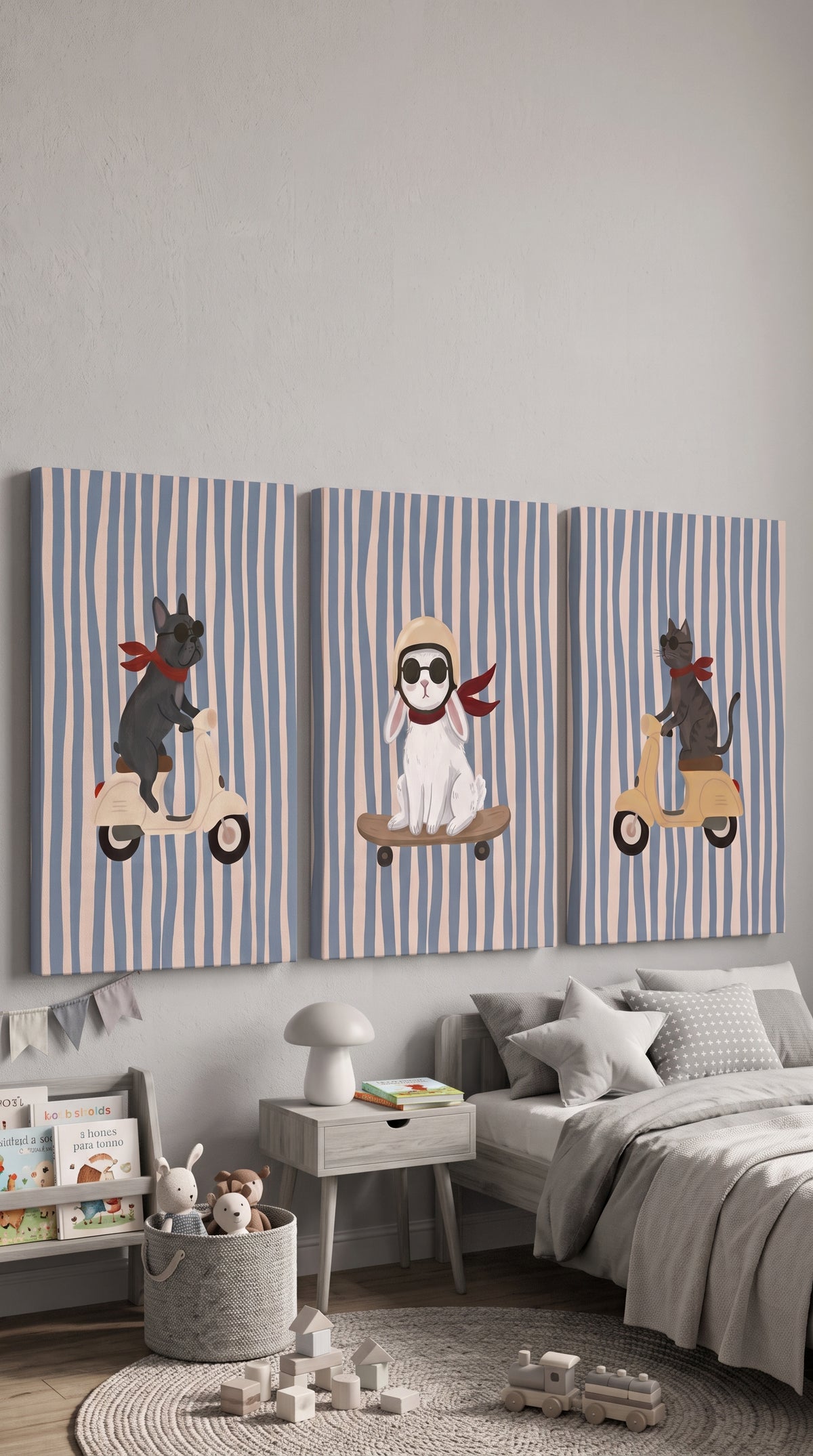 Set 3 Cuadros: Paseo Cool