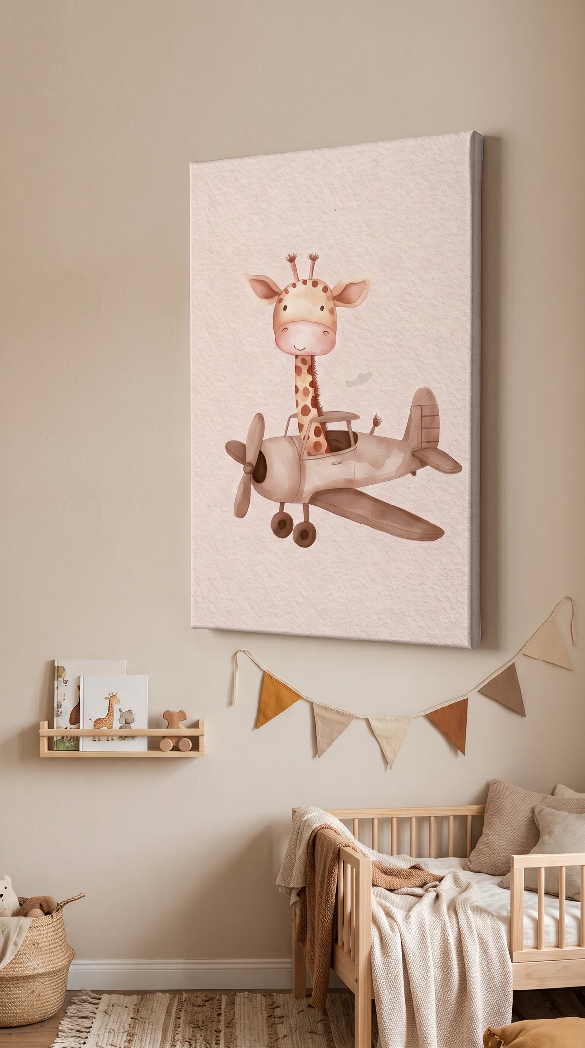 Cuadro Jirafa aviadora