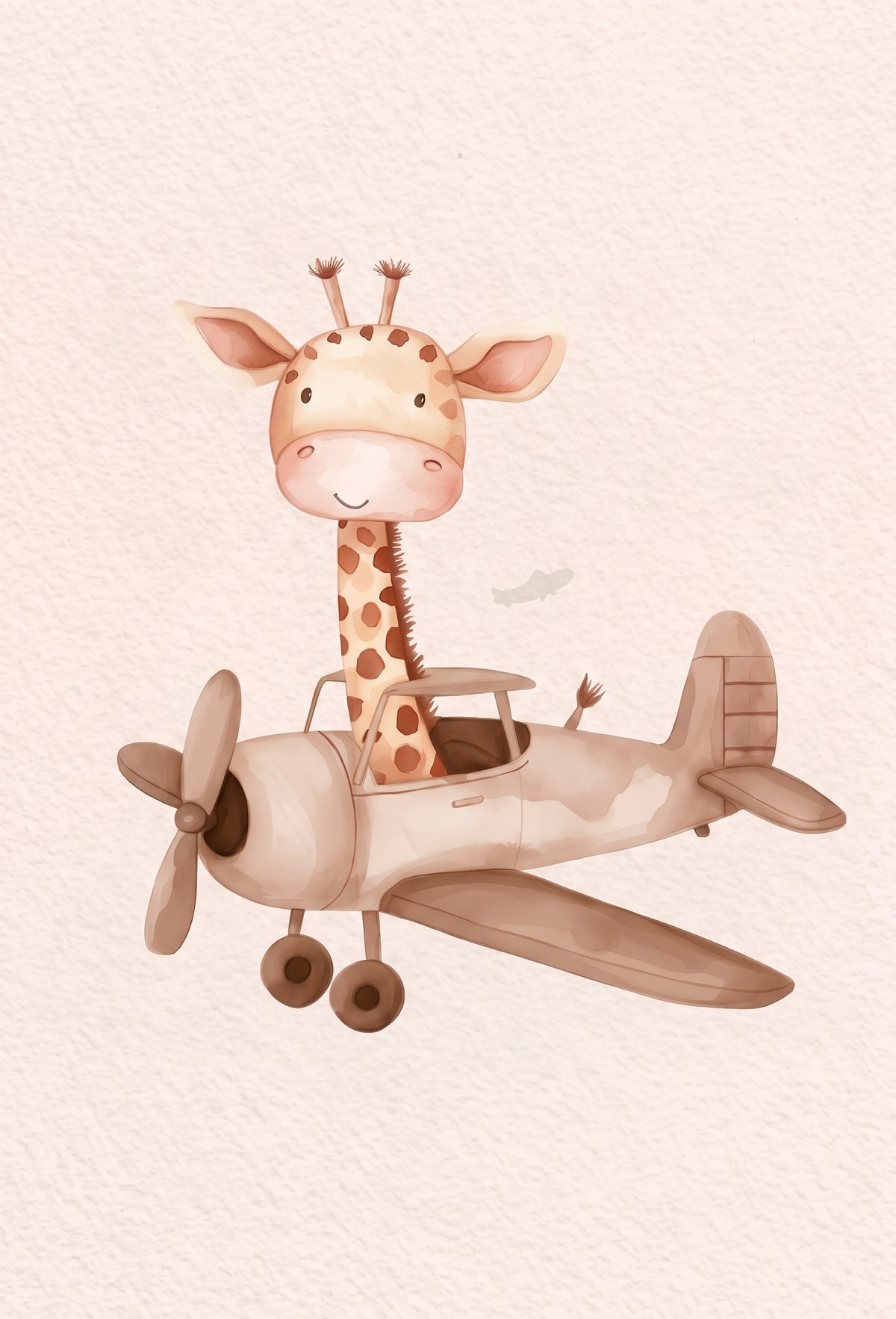 Cuadro Jirafa aviadora