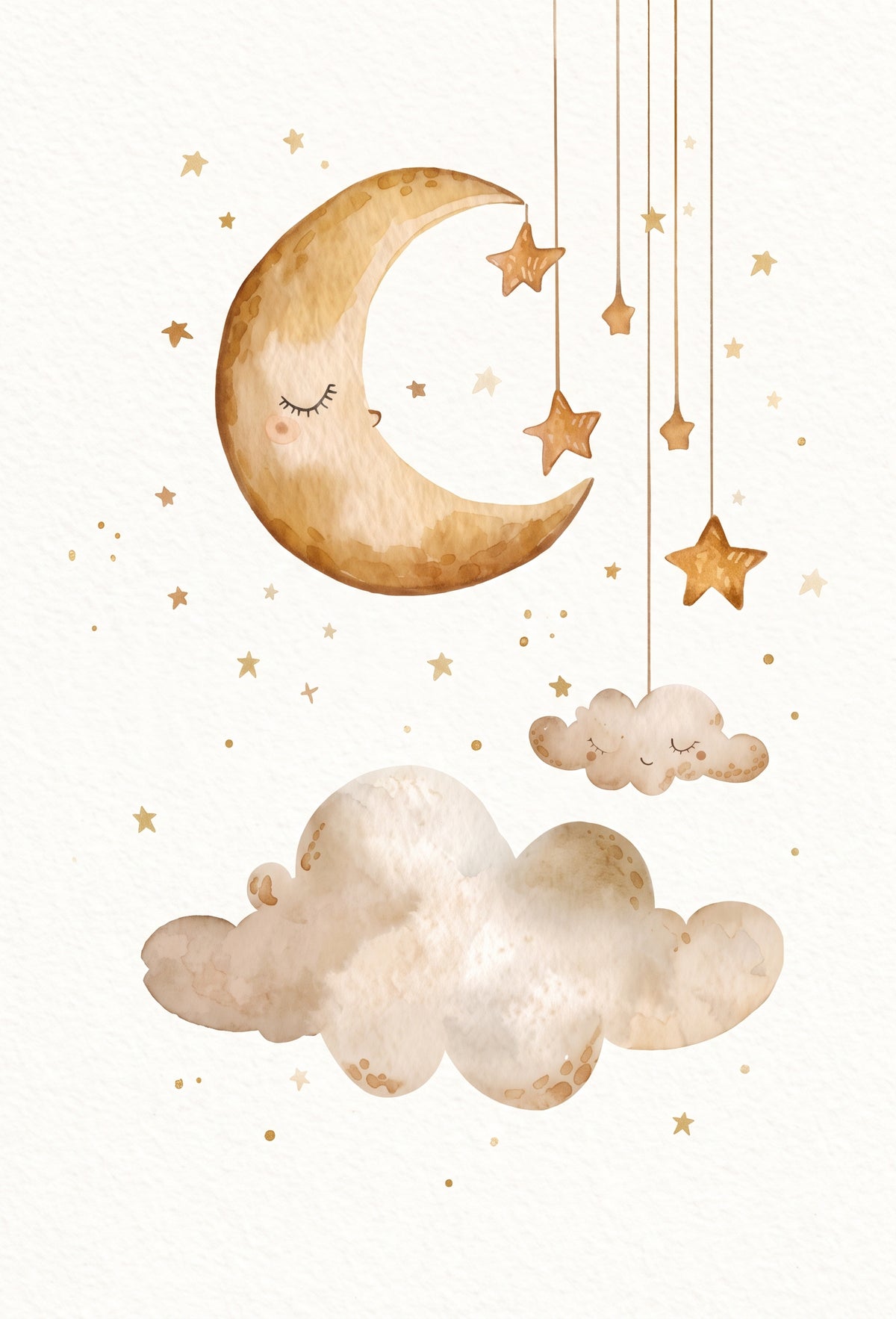 Cuadro Luna dormida